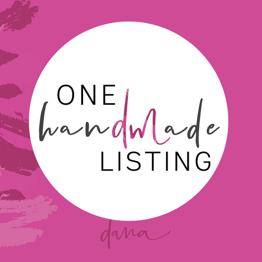 One Handmade Listing
