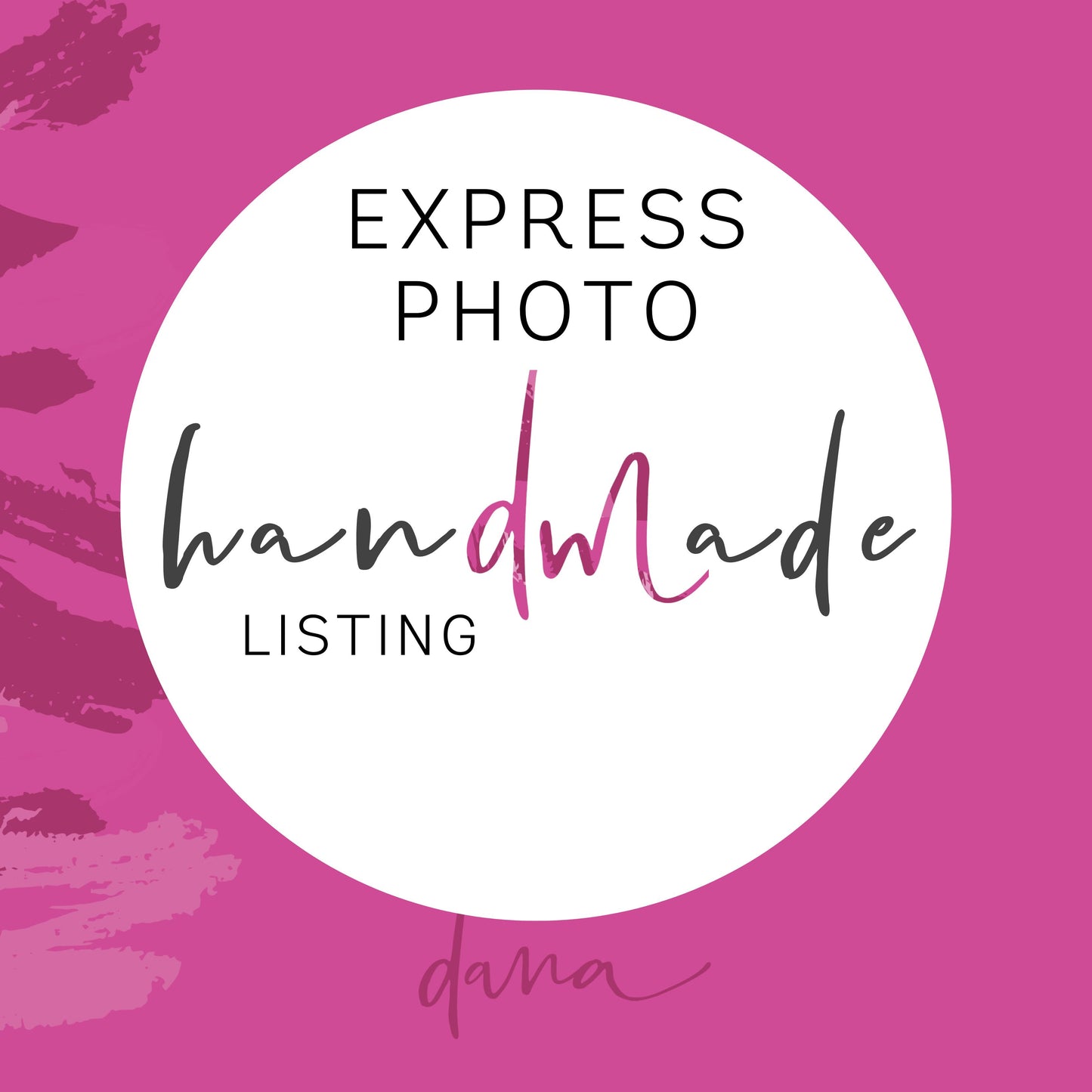 Express Photo Version : One Handmade Listing