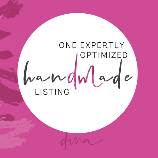 One Expertly Optimized Handmade Listing